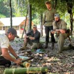 Learning Bushcraft by Indigenous guides in Guyana