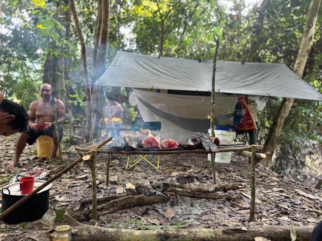 Life in a jungle camp in Guyana