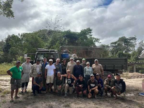 Team members of Wai Wai remote tribe expedition in Guyana