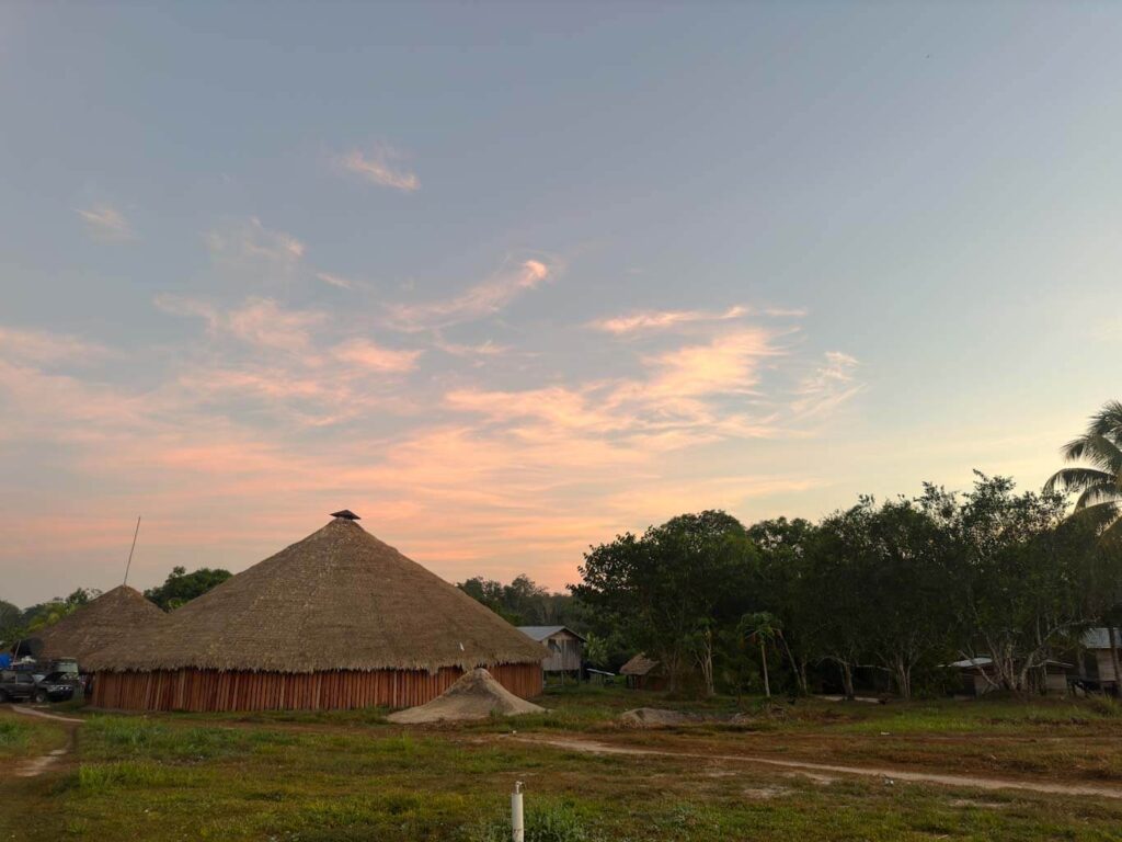 Parabara village in Guyana, Rupununi